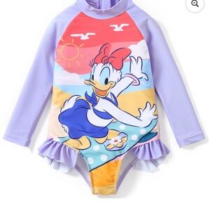 Pat Pat Disney Daisy Duck Girl’s one piece swimsuit 4/5